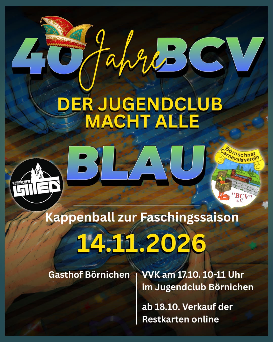 Plakat Kappenball 40. Saison